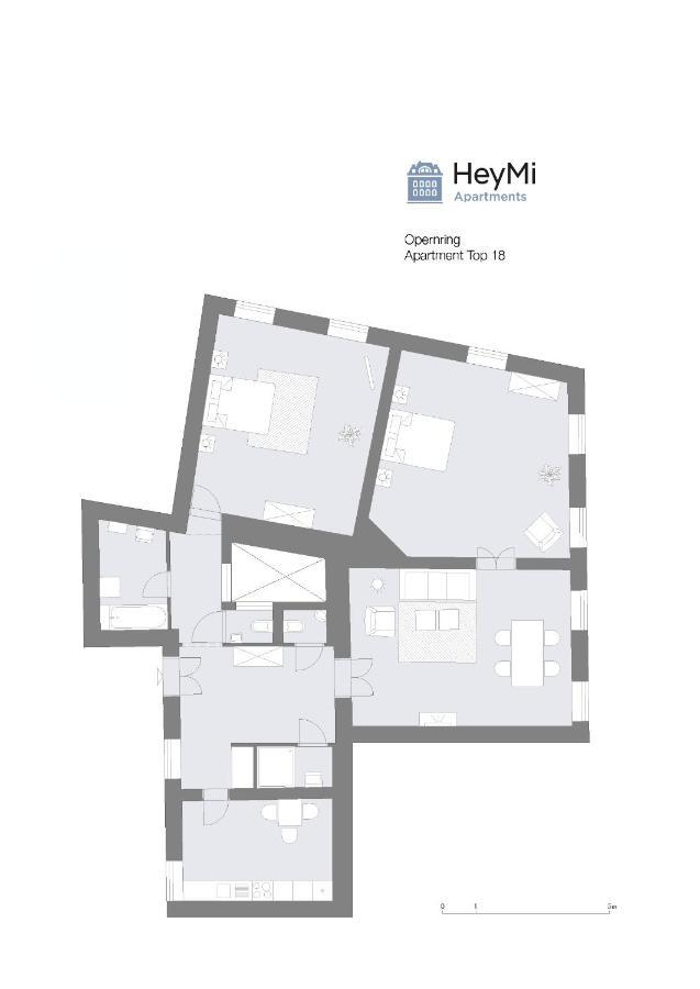 Heymi Apartments Oper Bécs Kültér fotó